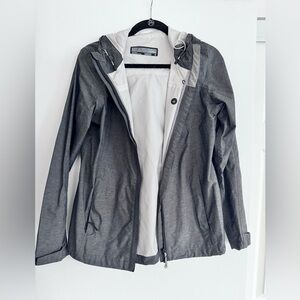 Paradox Hooded Raincoat - 100% Polyurethane Coating  - Grey - Women’s Size M